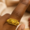 gold ring, 22k gold ring, handmade ring, women jewelry, handmade jewelry, gold jewelry, indian jewellery, solid gold ring, yellow gold ring, wedding jewelry, wedding ring, genuine 916 gold, government marked,
