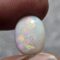 Natural White Opal Oval Cabochon – Red Green Multicolor Fire Solid Opal – Australian Crystal Opal Loose Gemstone for Ring & Pendant