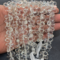 Natural clear quartz smooth nugget crystal gemstone beads strand for jewelry making and DIY craft supplies