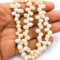 Natural freshwater white baroque pearl beads strand for jewelry making and luxury DIY craft supplies