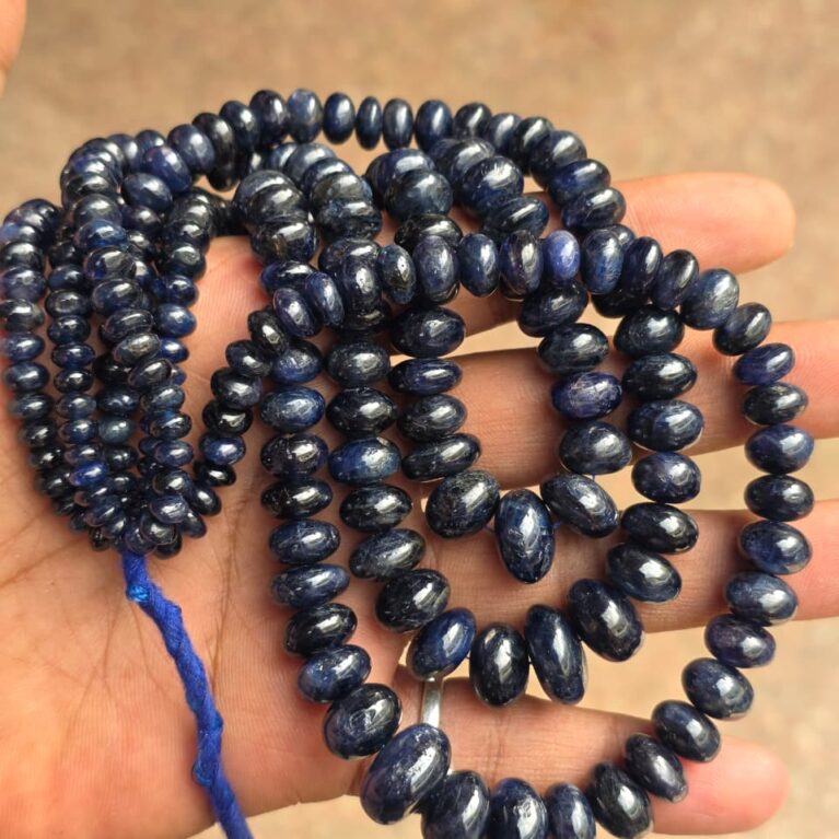 3 strands of sapphire and 3 strands of TZ