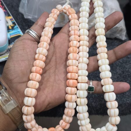 Natural semi beads 2 strands